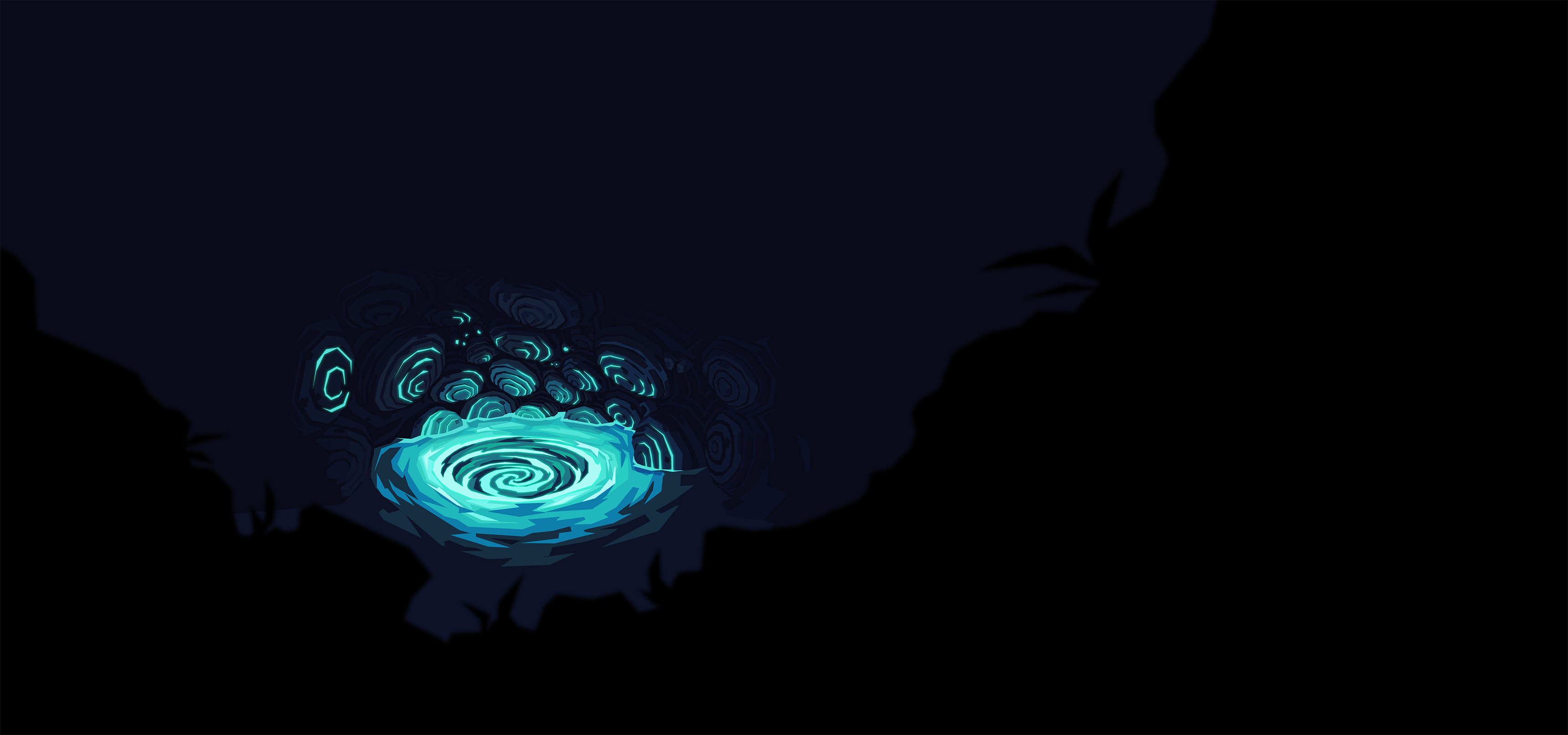Spiraling Whirlpool